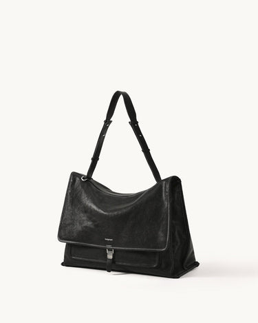 Medium Shan Messenger Bag Songmont Onyx 