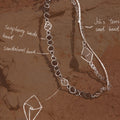 Small Carefree Thread Charm: soapberry, sandalwood, Job's tears beads, woven diamond detail.