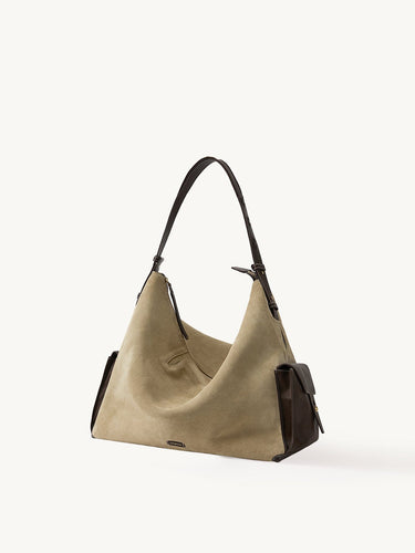 Extra Large Yore Hobo Bag Songmont Dune Suede 