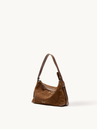 Songmont large suede hobo bag