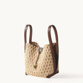 Lattice Bucket Bag Songmont Reed Yellow 