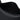 Black vegan leather Luna Bag interior with textured material and magnetic snap closure