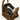 Medium Song Bag in Agarwood Nubuck leather, with phone and black headphones inside