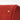 Medium Song Bag in Poppy red nubuck leather with textured finish and golden hardware.