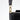 Black Yore Duffle Bag with gold 'Songmont' clasp and white stitching