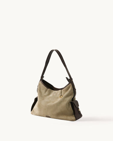 Medium Yore Hobo Bag Songmont Dune Suede 