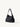Medium Yore Hobo Bag in Onyx Grain full-grain leather with white stitching and gold hardware.