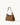 Medium Yore Hobo Bag in Sandal leather with brass hardware and exterior pockets. Stylish and versatile.
