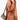 Taupe Mini Drippy Roof Bag on a woman wearing a textured brown shirt. Pebbled leather handbag with flap closure.