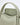 Jade Mini Song Bag with textured full-grain leather and visible stitching. Features structured opening and snap closures.
