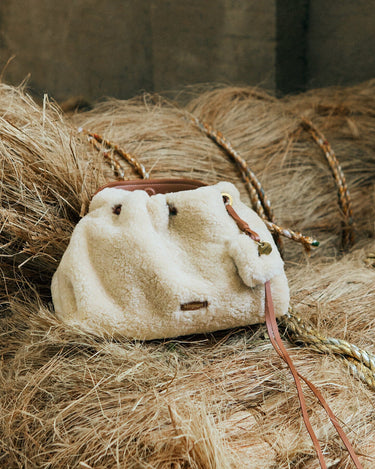 Shearling Gather Clutch Set draft 