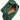 Small Drippy Roof Bag in dark green full-grain leather with white stitching and microfiber lining.