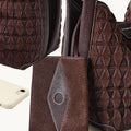 Small Lattice Bucket Bag Songmont 