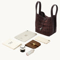 Small Lattice Bucket Bag Songmont 