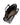 Small Yore Duffle Bag in Onyx, black leather with white stitching, open interior compartments, gold zipper.