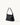 Small Yore Hobo Bag in Onyx: Vegetable-tanned leather with white stitching and gold hardware.