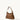Small Yore Hobo Bag in Sandal color, made from vegetable-tanned leather with exterior flap pockets and adjustable strap.