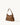 Small Yore Hobo Bag in Sandal color, made from vegetable-tanned leather with exterior flap pockets and adjustable strap.